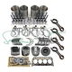 Overhaul Rebuild Kit + 4 PCS Connecting Rod For Doosan Daewoo D24 D24NAP Engine