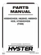 Hyster H650HD H650HDS H700HD H700HDS F008 Forklift Parts Catalog Manual PDF USB