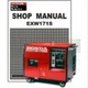 Honda EXW171S Generator Shop Manual : 61ZB870