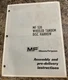 Massey Ferguson Wheeled Tandem Disc Harrow Assembly Instructions MF520 Vintage