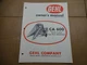 Gehl CA600 Quick Switch One Row Attachment Owners Operators Manual 3/69