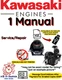 KAWASAKI FX921V DFI ENGINE MANUAL SERVICE REPAIR SHOP PDF ON USB
