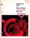 Hydraulic Disc & Drum Brake Manual Booklet Wagner Lockheed AU-1600 1970 MN1339