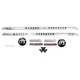 Decal Kit/Set for Massey-Ferguson MF 175 MF175 Tractor - Hood & Seat - Sparex