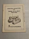 Allis-Chalmers Operator's Instructions Manual Model HD-3 Crawler Tractor 43pgs