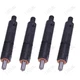4Pcs Fuel Injector 4W2955 2645K002 For Perkins 4.236 Engine Caterpillar 428 438;