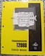 July 1999 Mack Truck Transmission Service Manual T2080 Series