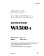 Komatsu WA500-1 Wheel Loader Service Manual