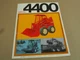 Brochure Gehl BH4400 4400 skid steer loader probably 1970s