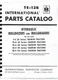 IH International TD9 TD6 T6 Crawler Bulldozer Parts Manual Catalog Attachment