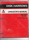 Original Allis Chalmers 71505383 Operator's Manual for 2500 Series Disk Harrows
