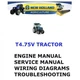 NEW HOLLAND T4.75V TRACTOR MANUAL SHOP SERVICE ENGINE REPAIR PDF