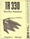 Farm Manual - Gehl - TR 330 - 3 Row Crop Attachment - Owner's - 1975 (FM180)