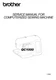 Brother QC1000 Sewing Machine Service Manual