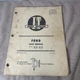 I&T FO-32 Ford Tractor Service Repair Manual Shop 8000-8600-9000-9600 Models