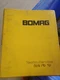 BOMAG BW213 D/PD SINGLE DRUM ROLLER INSTRUCTION FOR REPAIR 00819090