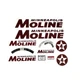 MM 4 Star Mylar Decal Set Fits Minneapolis Moline Replaces MAE30-1388
