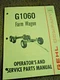 Gehl G1060 Farm Wagon Operator's & Service Parts Manual #903294