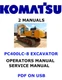 Komatsu PC400LC-8 Hydraulic Excavator Owners Service Shop Operators Manual PDF