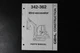 GEHL CONSTRUCTION 342-362 Mini-excavator Parts Manual Form No. 908541