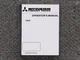 Mitsubishi FG35 Forklift Lift Truck Owner Operator Manual User Guide