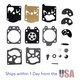 Homelite Blower Walbro BP250 WT199 WT371 WT419 WT469 WT471 Carb Kit K10-WAT