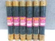 LOT OF 6 COOPER BUSSMANN BUSS FUSETRON FUSES FRS-R-6-1/4 USED FRSR614