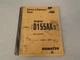 Komatsu Super D155AX-3 Bulldozer Operation & Maintenance Manual  s/n 60280-up