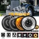 4PCS 5.75 5-3/4" LED Headlights Halo DRL Hi/Lo For Kenworth W900A Peterbilt 359