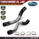 2Pcs Turbocharger Intercooler Hose for Ram 2500 3500 4500 5500 2019-2024 L6 6.7L