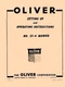 OLIVER No. 22-A 22A Mower Operators Manual
