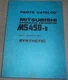 MITSUBISHI MS450-8 EXCAVATOR PARTS MANUAL BOOK CATALOG S/N 9000-UP