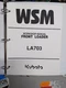 Kubota LA703 Front Loader Service Repair Shop Workshop Manual OEM