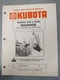 70000-70275 KUBOTA PARTS AND SERVICE MANUAL BACKHOE MODEL'S 4540, 4540A