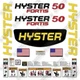 Hyster S50FT Decal Kit Forklift -Aftermarket Kit