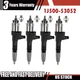 For Kubota M4N-071HD12 M4N-071HDC12 Tractor 4PCS Diesel Injectors 1J500-53052