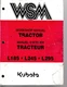 Kubota L185, L245 and L295 Tractor Workshop Manual