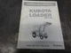 Kubota TL420 Loader Operator's Manual