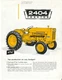 International 2404 Utility Tractor Sales Brochure IH Farmall Wide Front Yellow