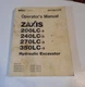 Hitachi Operator's Manual for Zaxis Excavator 200LC-3, 240LC-3, 270LC-3, 350LC-3