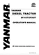 Yanmar Diesel Tractor EF312T 2007 Operator's Manual