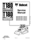 Bobcat T180 Turbo High Flow Track Loader Service Shop Repair Manual 6902502