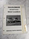 GEHL SERVICE PARTS LIST MANUAL SKIDSTEER LOADERS SL5635 6635 SX DX TURBO 907284