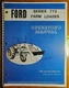 Ford 773 Farm Loader for 8000 9000 Tractor Owner Operator Manual SE3354-A 5/72