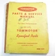 Towmotor Forklift Lift Truck 4225 4625 5025 Service Parts Maintenance Manual
