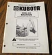 Kubota 4540 Backhoe Operators Owners & Part Manual Fit L3350 L4150 L3750 Tractor
