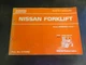 Nissan J02(UC) Forklift Parts Catalog Manual   C-F390  '98