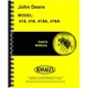 John Deere 415 415A 416 416A Plow Parts Manual Catalog pc459