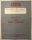 Carco Model C Winch Service/Parts Manual &mdash; Oliver HG, OC-3 Crawlers - Case 310+