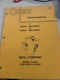 GEHL COMPANY ONAN NHCV-MS/3366C NHCV MS/3424C SERVICE MANUAL HL3000
